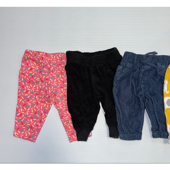 Lot of 5 Baby Girl Pants Bottoms Clothing Bundle 3 months Carters - Picture 3 of 11